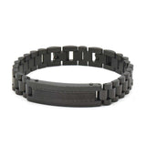 SBM 739, Men Stainless Steel Bracelet-Width-12mm, Length-7.25+1"(added), 3mm thick