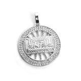 SP-1132, Stainless Steel Last Supper Pendant-gold or silver color, 47mm round, 65mm high, 4mm thick