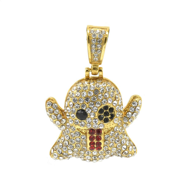 SP 1392, Stainless Steel Ghost-gold or silver color, 32mm width, 45mm high, 9mm thick
