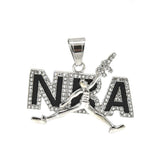 SP 1412, Stainless Steel basketball sign Pendant- 45mm width,40mm high, 3mm thick