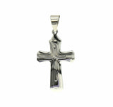 sp 1422, Stainless Steel Cross Pendant, 30mm width, 60mm high, 5mm thick