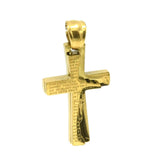 SP-783, Stainless Steel Small Cross Pendant-gold, silver or silver black, 17mm width, 32mm high, 3mm thick