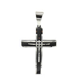 SP-98, Stainless Steel Cross Pendant - 2 size of cross different color