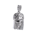 SP 1-12, Stainless Steel Jesus Head Pendant- 2 size of Jesus Head, Gold or silver color