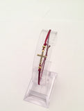 STBB-09, Sterling Silver Cross Red String-gold or silver color,