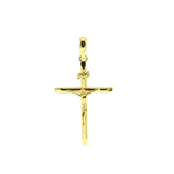 STPM 598, Men and Women Solid 925 Sterling Silver Cross Pendant-Gold or Silver color