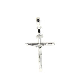 STPM 598, Men and Women Solid 925 Sterling Silver Cross Pendant-Gold or Silver color