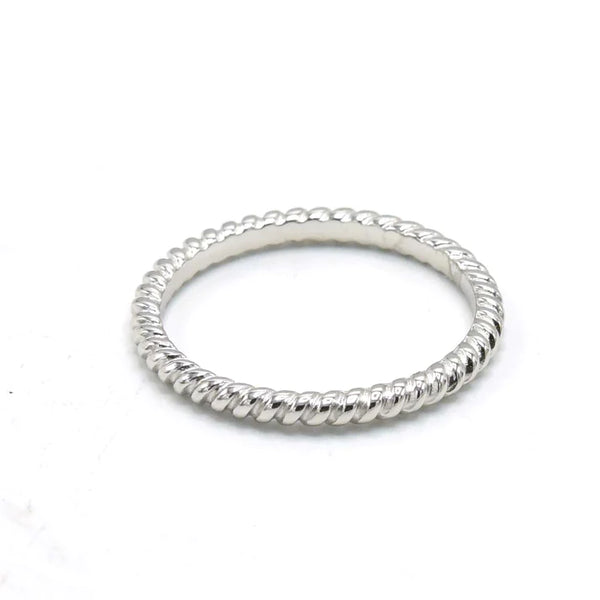 STRW 843, Women S925 Sterling Silver Twist Ring