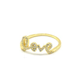 STRW 877, Women S925 Sterling Silver "Love" Shape Ring