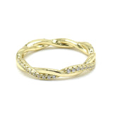 STRW 913, Women S925 Sterling Silver Infinity Ring-Gold or Silver color