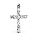 SP-700, Stainless Steel 2 size of cross Pendant- Gold or Silver, 18mm width, 32mm high, 3mm thick