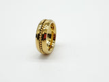 SRM-202,Stainless Steel Band Ring-Gold or Silver color- 8mm width, 2mm thick
