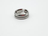SRM-202,Stainless Steel Band Ring-Gold or Silver color- 8mm width, 2mm thick