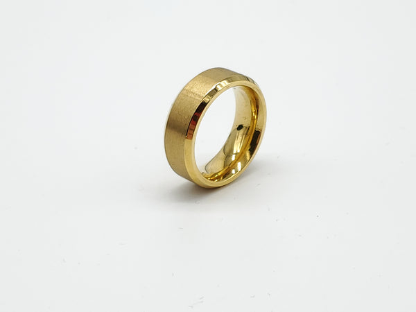 SRM-200, Stainless Steel 8mm Band Ring-gold or silver color