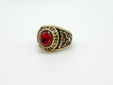 SRM-290, Stainless Steel United Army Ring-gold red or silver red color- 18mm X 15mm Width, 8mm thick