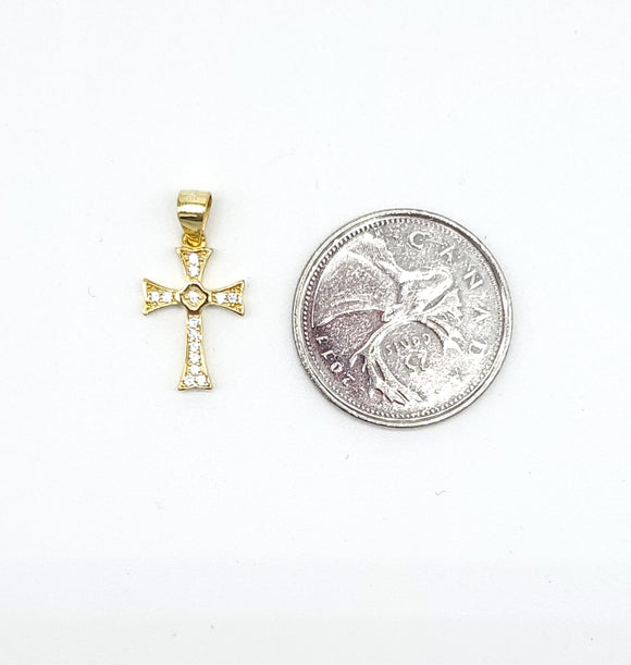 STPW-69, Sterling Silver Tiny Cross Pendant