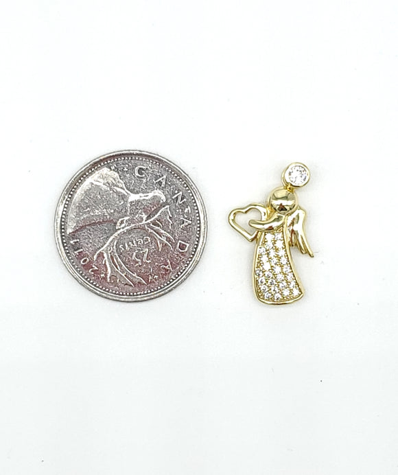 STPW-235, Sterling Silver Baby Angle Pendant