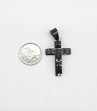 SP-97, Stainless Steel Cross Pendant-gold color , 43mm width, 75mm high, 10mm thick