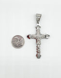 SP-330,Stainless Steel 2 size of Cross Pendant, 4 colors differences