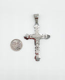 SP-330,Stainless Steel 2 size of Cross Pendant, 4 colors differences