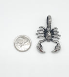 SP-92, Stainless Steel 2 size of Scorpion Pendant-gold or silver color