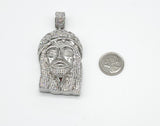 SP 1-12, Stainless Steel Jesus Head Pendant- 2 size of Jesus Head, Gold or silver color