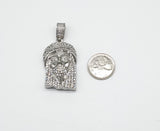 SP 1-12, Stainless Steel Jesus Head Pendant- 2 size of Jesus Head, Gold or silver color
