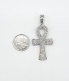 SP-762, Stainless Steel 2 size of Icy Ankh Pendant-gold or silver color,