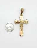 SP-377, Stainless Steel Cross Pendant- 2 size of cross, 5 color choose