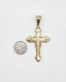 SP-236,Stainless Steel 2 size of Cross Pendant-gold, silver silver gold color