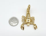 SP-657, Stainless Steel 2 size of Scorpion-gold or silver color