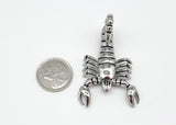 SP-657, Stainless Steel 2 size of Scorpion-gold or silver color