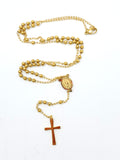 Stainless Steel Rosary-RNU-01, Width-2mm-gold or silver color