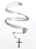 Stainless Steel Rosary-RNU-01, Width-2mm-gold or silver color