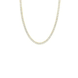 Brass Tennis Chain, 3mm Width, Length 16 inch