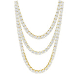 Brass Tennis Bracelet,Width 4mm, Length-8''