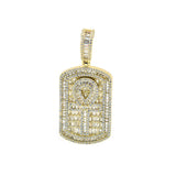 Brass Copper Ankh Pendant -gold or silver color, BRP-78