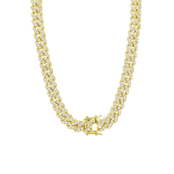 Brass Cuban Chain-03- Width-12MM, Length-20''