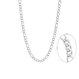 Stainless Steel Figaro Chain-6mm Width, 1.5mm thick