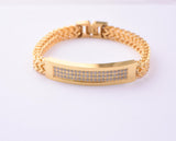 SBM-138,Men Stainless Steel Fancy Bracelet- Width-8mm,Length-8.5'', 4mm thick