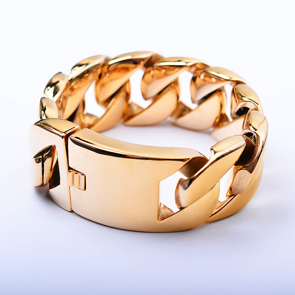 SBM-171, Men and Women Stainless Steel Bracelet different size of Width-20mm,24mm,30mm, Length-8.5''