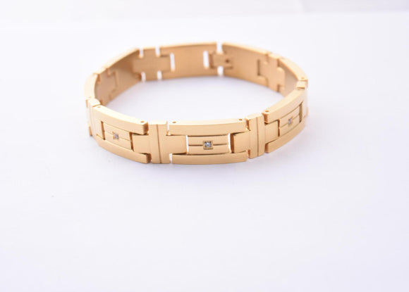SBM-656, Men Stainless Steel Bracelet -Width-12mm,Length-8.5 inches, 3mm thick