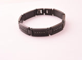 SBM-668, Men Stainless Steel Bracelet-Width-12mm, Length-9'', 3mm thick
