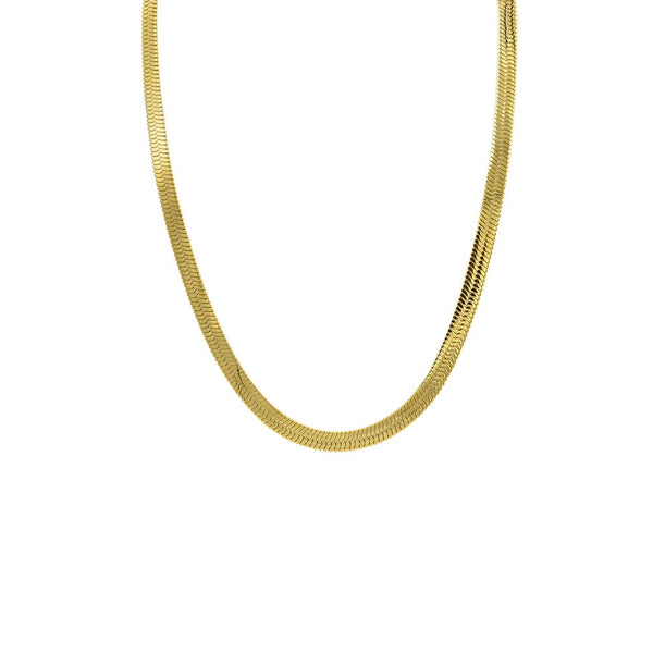 Stainless Steel Unisex 6mm Width Chain-Gold or Silver Color, SDC