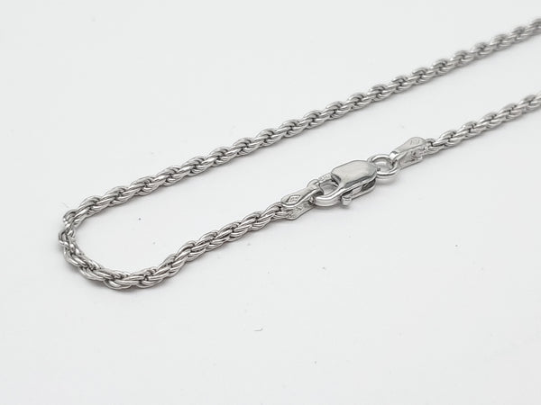 Sterling Silver Rope Chain -01