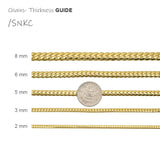 Stainless Steel Snake Chain - SNKC-4mm and 5mm