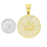 SP-1049, Stainless Steel Icy Allan Pendant- silver color