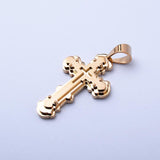 SP-115,Stainless Steel 3 size of Cross Pendant, gold, silver, rose gold or black color
