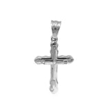 SP-1358, Stainless Steel Small Cross Pendant -gold or silver color, 18mm width, 33mm high, 4mm thick