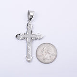 SP-236,Stainless Steel 2 size of Cross Pendant-gold, silver silver gold color
